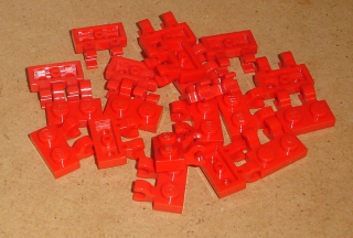 Lego 250323-X (60470, 60470b) destička speciální 1x2, klip 20 ks POUŽITÉ