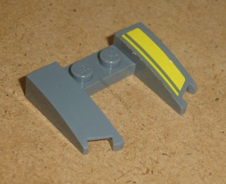 Lego 651417-2 (11291) auto díl zešikmený 3 x 4 x 2/3 s nálepkou 1 ks POUŽITÉ