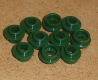 Lego 700403-2X (85861) kulatá destička 1x1 s dírou 10 ks POUŽITÉ