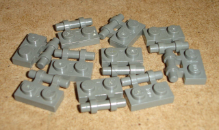 Lego 257120-X (2540) destička speciální 1x2, tyč (držák) 10 ks POUŽITÉ