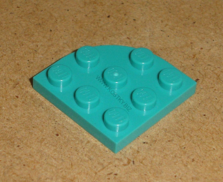 Lego 700508-2 (30357) kulatá destička 3x3 čtvrtkruh 1 ks POUŽITÉ