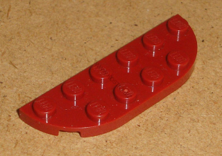 Lego 700542-9 (18980) kulatá destička 2x6 1 ks POUŽITÉ