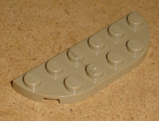 Lego 700541-2 (18980) kulatá destička 2x6 1 ks POUŽITÉ
