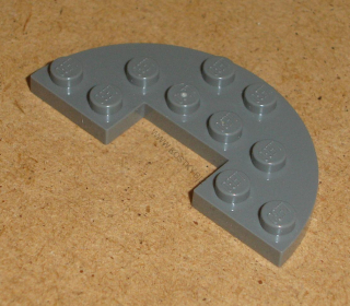 Lego 700543-6 (18646) kulatá destička 3x6 s výřezem 1x2 1 ks POUŽITÉ