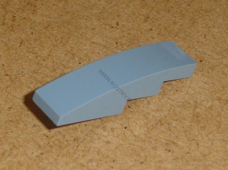 Lego 701261-4 (61678) šikmá, zakulacená 4x1 1 ks POUŽITÉ