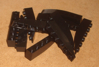 Lego 701296-X (42023) šikmá, zakulacená 6x1 10 ks POUŽITÉ