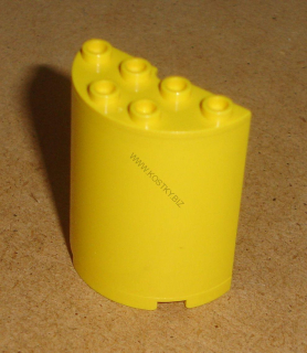 Lego 701541 (6259) válec polovina 2x4x4 1 ks POUŽITÉ