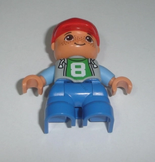 Lego Duplo D80799 (47205pb026a) figurka dítě chlapeček POUŽITÉ