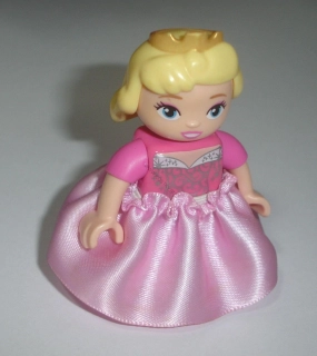 Lego Duplo D81236 (47394pb147a, dupskirt08) figurka princezna Růženka se sukní POUŽITÉ