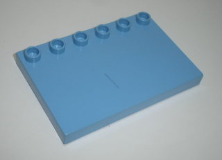 Lego Duplo D20556 (31465) stříška 4x6 sv. modrá 1 ks POUŽITÉ