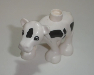 Lego Duplo D00181 (dupcalf1c01pb03) kráva - telátko bílé POUŽITÉ