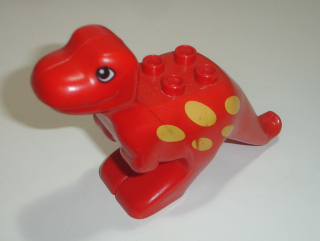 Lego Duplo D00302-4 (31050pb02) dinosaurus T-Rex (stav potisku viz foto) POUŽITÉ