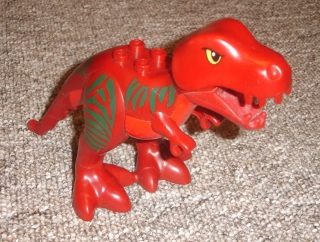 Lego Duplo D00305 (60764c02pb01) dinosaurus T-Rex s otevírací tlamou POUŽITÉ