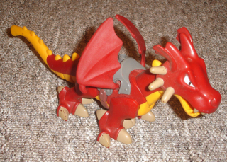 Lego Duplo D01091 (5334c01pb04) drak červený (stav viz foto) POUŽITÉ