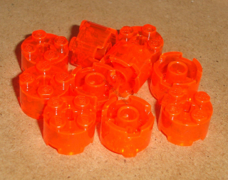 Lego 700102-XP (3941) kulatá kostka 2x2 10 ks NOVÉ2
