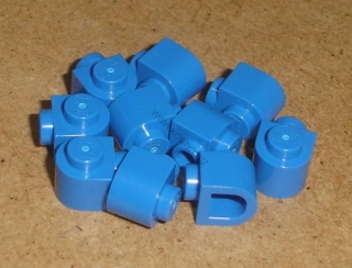 Lego 160893-XC (3386) speciální kostka 1x1x2/3 zakulacená 10 ks NOVÉ