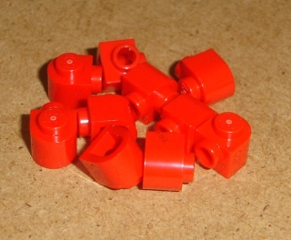 Lego 160895-XC (3386) speciální kostka 1x1x2/3 zakulacená 10 ks NOVÉ