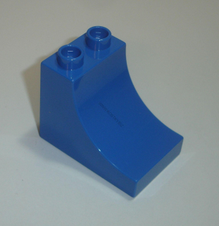 Lego Duplo D10215P (2301) kostka 2x3x2 zaoblená stříška modrá NOVÉ2
