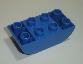 Lego Duplo D10263P (98224) kostka 2x4 invert zaoblená modrá NOVÉ2