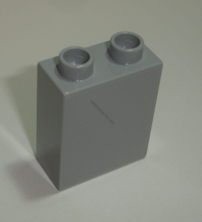 Lego Duplo D10014C (4066) kostka sv. šedá 1x2x2 1 ks NOVÉ