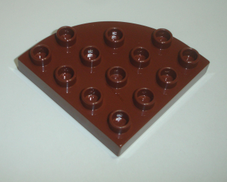 Lego Duplo D20161C (98218) deska, destička 4x4 čtvrthruh hnědá NOVÉ