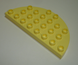 Lego Duplo D20226C (29304) deska, podložka 4x8 zakulacená br. l. žlutá NOVÉ