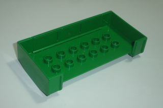 Lego Duplo D40361 (6440, 6441) zelená korba 4x8 na vlak s jednou bočnicí bočnic POUŽITÉ