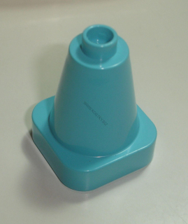 Lego Duplo D87231 (47408) kužel (věžička) med. azure POUŽITÉ