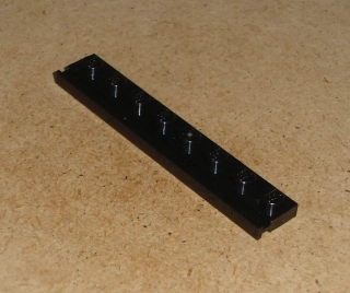 Lego 259035 (4510) destička speciální 1x8, drážka pro dveře 1 ks POUŽITÉ