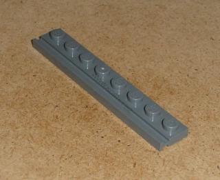 Lego 259055 (4510) destička speciální 1x8, drážka pro dveře 1 ks POUŽITÉ