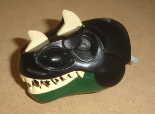 Lego 998152-2 (43746pb01) hlava tyranosaura  (horší stav potisku zubů, nesvítí oči) 1 ks POUŽITÉ