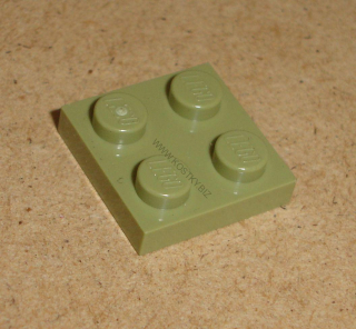 Lego 202075 (3022) destička, podložka 2x2 1 ks POUŽITÉ