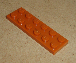 Lego 202870 (3795) destička, podložka 2x6 1 ks POUŽITÉ