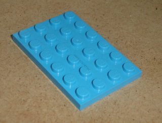 Lego 204125 (3032) destička, podložka 4x6 1 ks POUŽITÉ