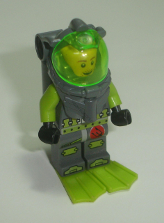 Lego F12706 figurka Atlantis atl006 potápěč Lance Spears POUŽITÉ
