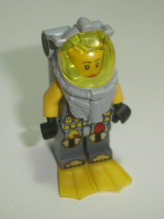 Lego F12722 figurka Atlantis atl022 potápěč Samantha Rhodes POUŽITÉ