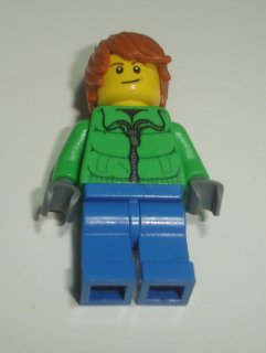 Lego F30455 figurka Holiday & Event hol051 - muž s bundou POUŽITÉ