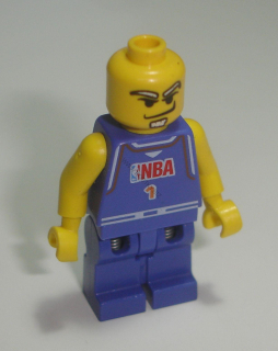 Lego F46911 figurka Sports nba043 - basketbalista číslo 1 POUŽITÉ