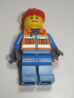 Lego F62243 figurka Town cty0009 - stavební dělník POUŽITÉ