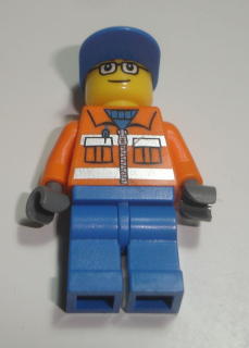 Lego F62286 figurka Town cty0053 - pozemní personál letiště POUŽITÉ