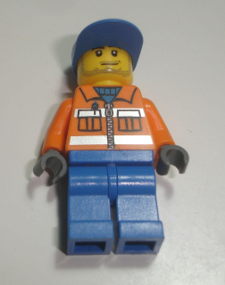 Lego F62287 figurka Town cty0054 - pozemní personál letiště POUŽITÉ
