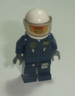 Lego F62509 figurka Town cty0267 - policie (pilot helikoptéry) POUŽITÉ