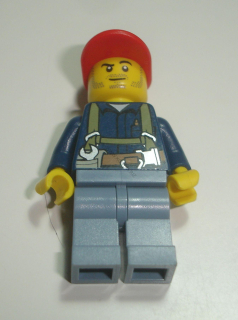Lego F62568 figurka Town cty0333 - těžař POUŽITÉ