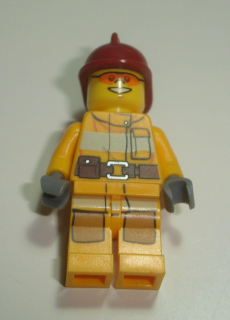 Lego F62573 figurka Town cty0338 - hasič POUŽITÉ