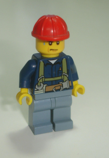 Lego F62766 figurka Town cty0530 - stavební dělník POUŽITÉ