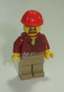 Lego F62776 figurka Town cty0540 - stavební dělník POUŽITÉ