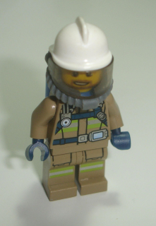 Lego F63623 figurka Town cty1359 - hasič POUŽITÉ