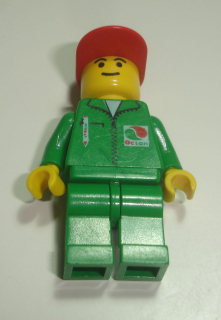 Lego F64383 figurka Town oct001 - pracovník benzínky POUŽITÉ