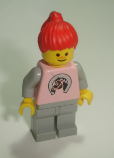 Lego F64504 figurka Town par015 - pomocnice ve stáji POUŽITÉ