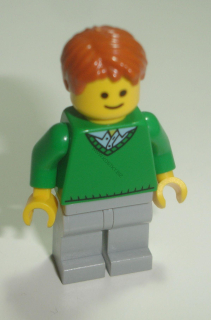 Lego F65110 figurka Town twn140 - muž ve svetru POUŽITÉ